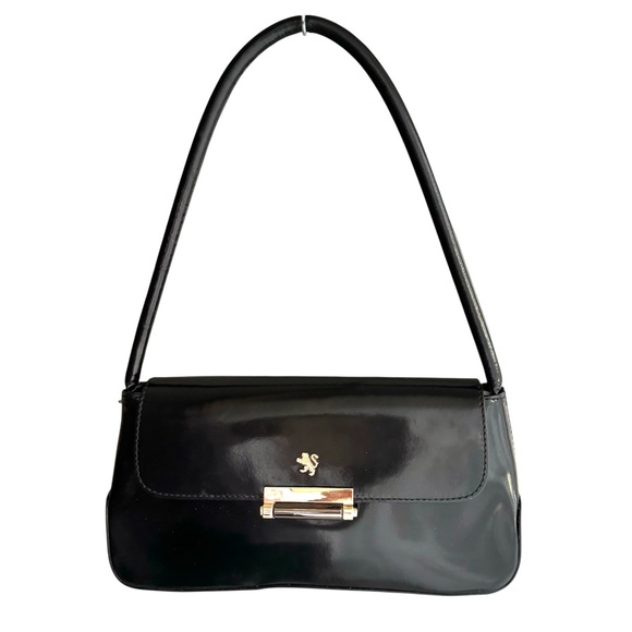 Pratesi Firenze Shoulder Bag Barchetta Black Patent
